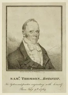 Sam'l. Thomson, Botanist, n.d. Creator: Henry Williams