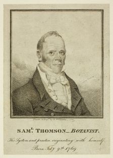 Sam'l. Thomson, Botanist, n.d. Creator: Henry Williams