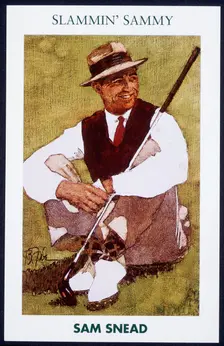 Sam Snead, American golfer (1912-2002), c1950s. Creator: Unknown