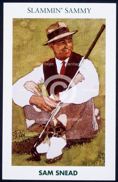 Sam Snead, American golfer (1912-2002), c1950s. Creator: Unknown.