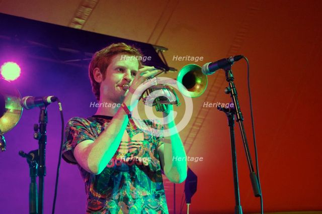 Sam Warner, Love Supreme Jazz Festival, Glynde Place, East Sussex, 2015. Artist: Brian O'Connor.