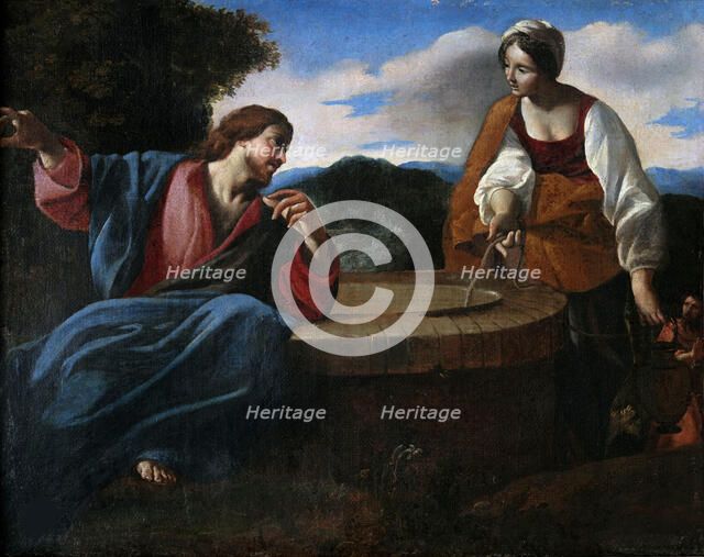 Samaritan Woman at the Well, after 1625. Creator: Lanfranco, Giovanni (1582-1647).