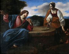 Samaritan Woman at the Well, after 1625. Creator: Lanfranco, Giovanni (1582-1647)