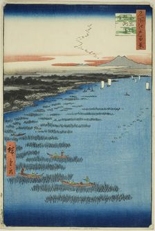Samezu Coast in South Shinagawa (Minami-Shinagawa Samezu kaigan), from the series..., 1857. Creator: Ando Hiroshige