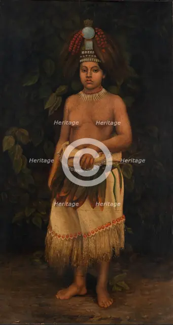 Samoan Woman, ca. 1885-1899. Creator: Antonio Zeno Shindler.