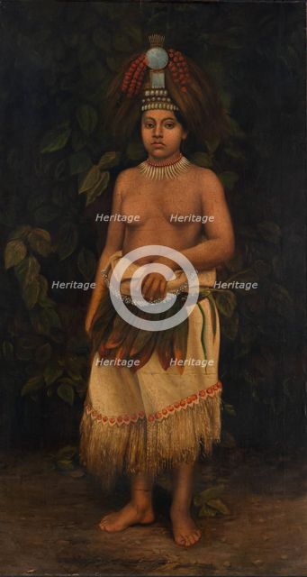 Samoan Woman, ca. 1885-1899. Creator: Antonio Zeno Shindler.