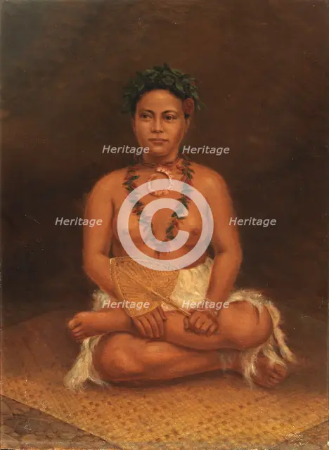 Samoan Woman, ca. 1890-1899. Creator: Antonio Zeno Shindler.