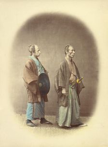 Samourai or Two Sworded Class, 1866-1867. Creator: Felice Beato