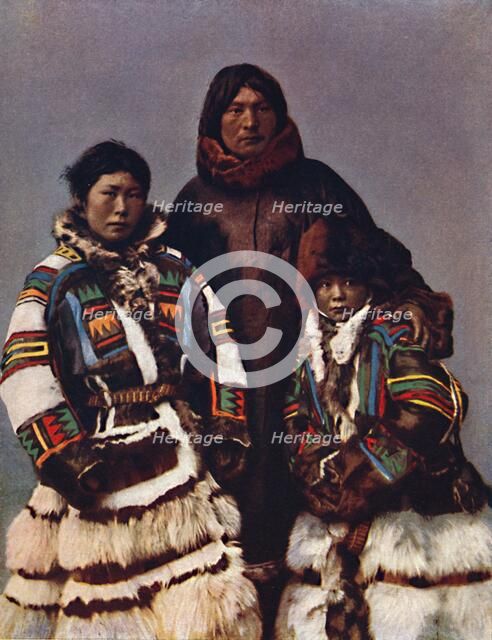 Samoyeds of Novaya Zemlya, 1912. Artist: Unknown.