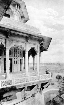 Samman Burj balcony at Agra Fort, 20th century