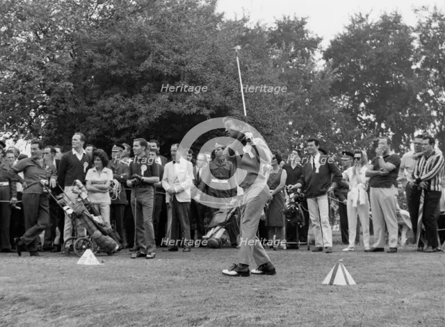 Sammy Davis Jr, Pro-Am Golf, North London, 1962. Creator: Brian Foskett.