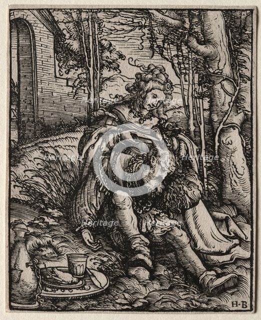 Samson and Delilah, 1519. Creator: Hans Burgkmair (German, 1473-1531).