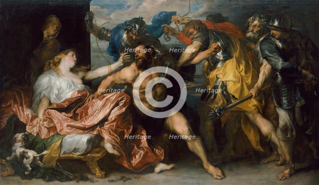 Samson and Delilah, 1628–1630. Artist: Dyck, Sir Anthonis, van (1599-1641)