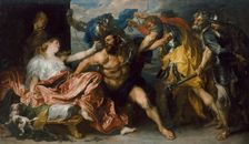 Samson and Delilah, 1628–1630. Artist: Dyck, Sir Anthonis, van (1599-1641)
