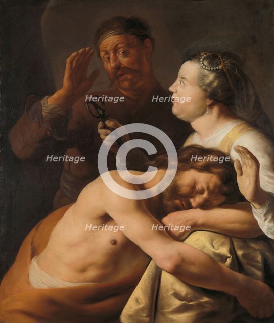 Samson and Delilah, 1630-1635. Creator: Jan Lievens.