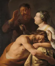 Samson and Delilah, 1630-1635. Creator: Jan Lievens