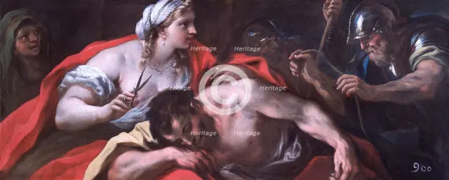 'Samson and Delilah', 17th century. Artist: Luca Giordano.