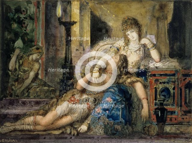 Samson and Delilah. Artist: Moreau, Gustave (1826-1898)