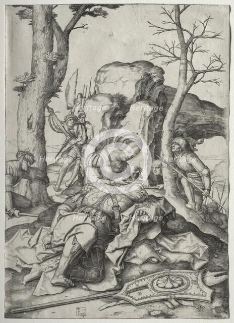 Samson and Delilah, c. 1507. Creator: Lucas van Leyden (Dutch, 1494-1533).