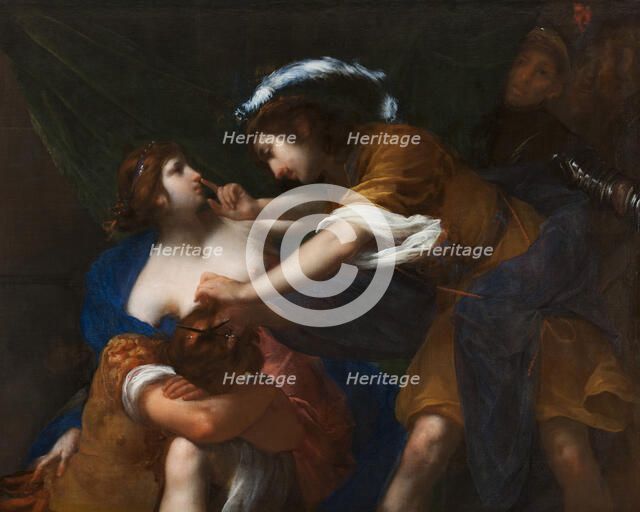 Samson and Delilah, c 1645. Creator: Furini; Francesco (1603-1643).