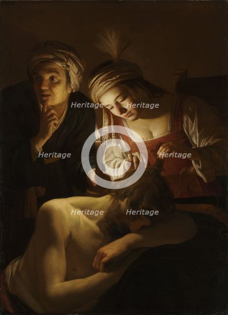 Samson and Delilah, c. 1616. Creator: Gerrit van Honthorst (Dutch, 1590-1656).