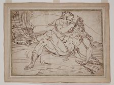 Samson and Delilah, c1555. Creator: Luca Cambiaso