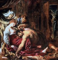 Samson and Delilah c1609-1610. Artist: Peter Paul Rubens