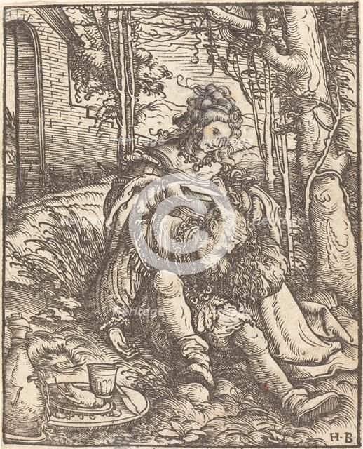 Samson and Delilah. Creator: Hans Burgkmair, the Elder.