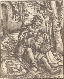 Samson and Delilah. Creator: Hans Burgkmair, the Elder