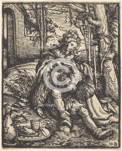 Samson and Delilah. Creator: Hans Burgkmair, the Elder.