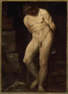 Samson in chains, c.1594. Creator: Carracci, Annibale (1560-1609)