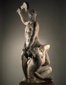 Samson Slaying a Philistine, between 1740 and 1770. Creator: John Cheere