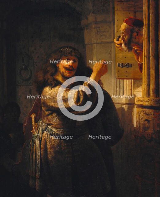 Samson threatened his father-in-law, 1635. Artist: Rembrandt van Rhijn (1606-1669)