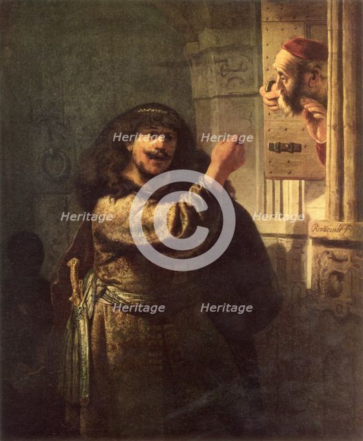 'Samson Threatening His Father-In-Law', 1635, (1967). Creator: Rembrandt Harmensz van Rijn.