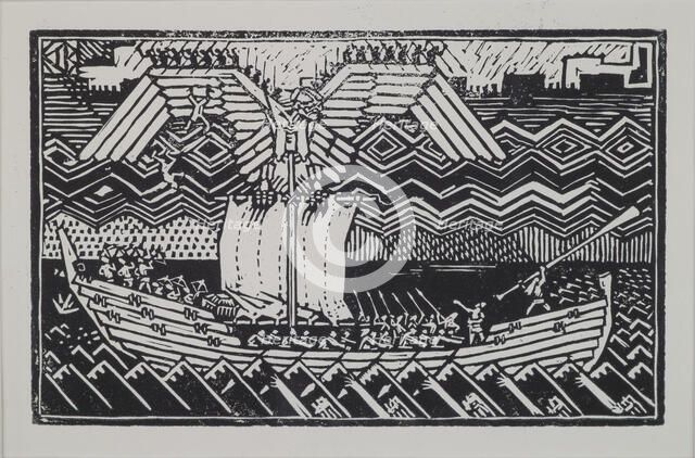 Sampolaiva, Koru-Kalevala, 1922. Creator: Gallen-Kallela, Akseli (1865-1931).