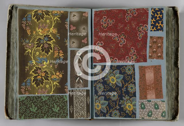 Sample book of swatches, France, 19th c.. Creator: Unknown.