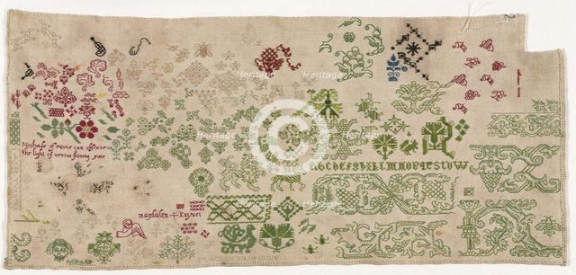 Sampler, 1600 - 1630. Creator: Unknown.