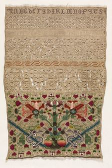 Sampler, 1600s. Creator: Unknown