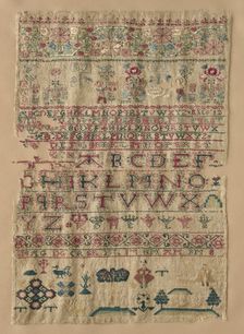 Sampler, 1743. Creator: Unknown