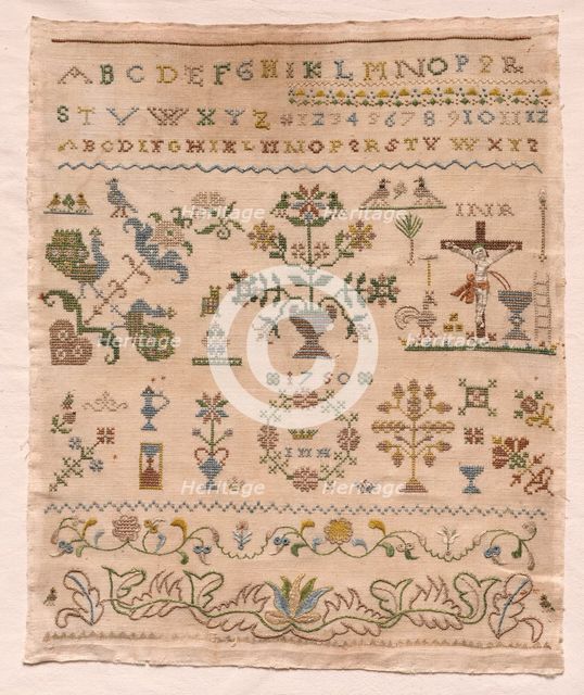 Sampler, 1750. Creator: Unknown.