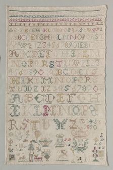 Sampler, 1751. Creator: Unknown