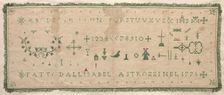Sampler, 1775. Creator: Unknown