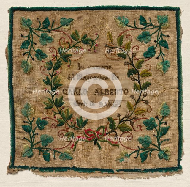 Sampler, 1800s. Creator: Unknown.