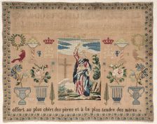 Sampler, 1800s. Creator: Unknown