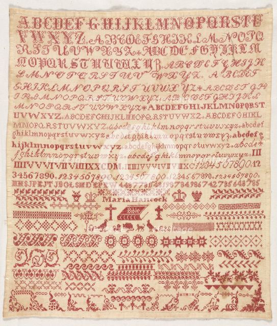 Sampler, 1800s. Creator: Unknown.