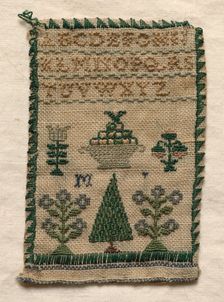 Sampler, 1800s. Creator: Unknown