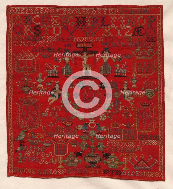 Sampler, 1810. Creator: Unknown.
