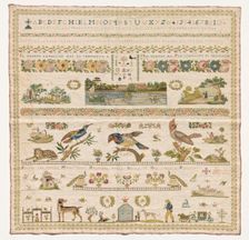 Sampler, 1821. Creator: Unknown