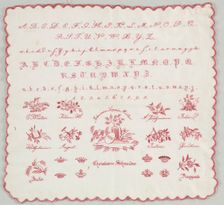 Sampler, 1831. Creator: Unknown
