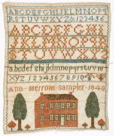 Sampler, 1840. Creator: Unknown